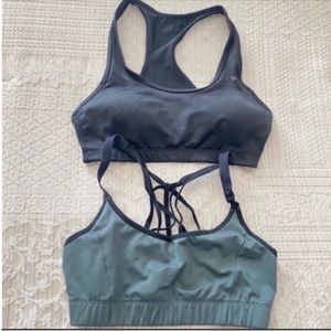 Set of 2 Women's Razorback Champion Sports Bras Size Small